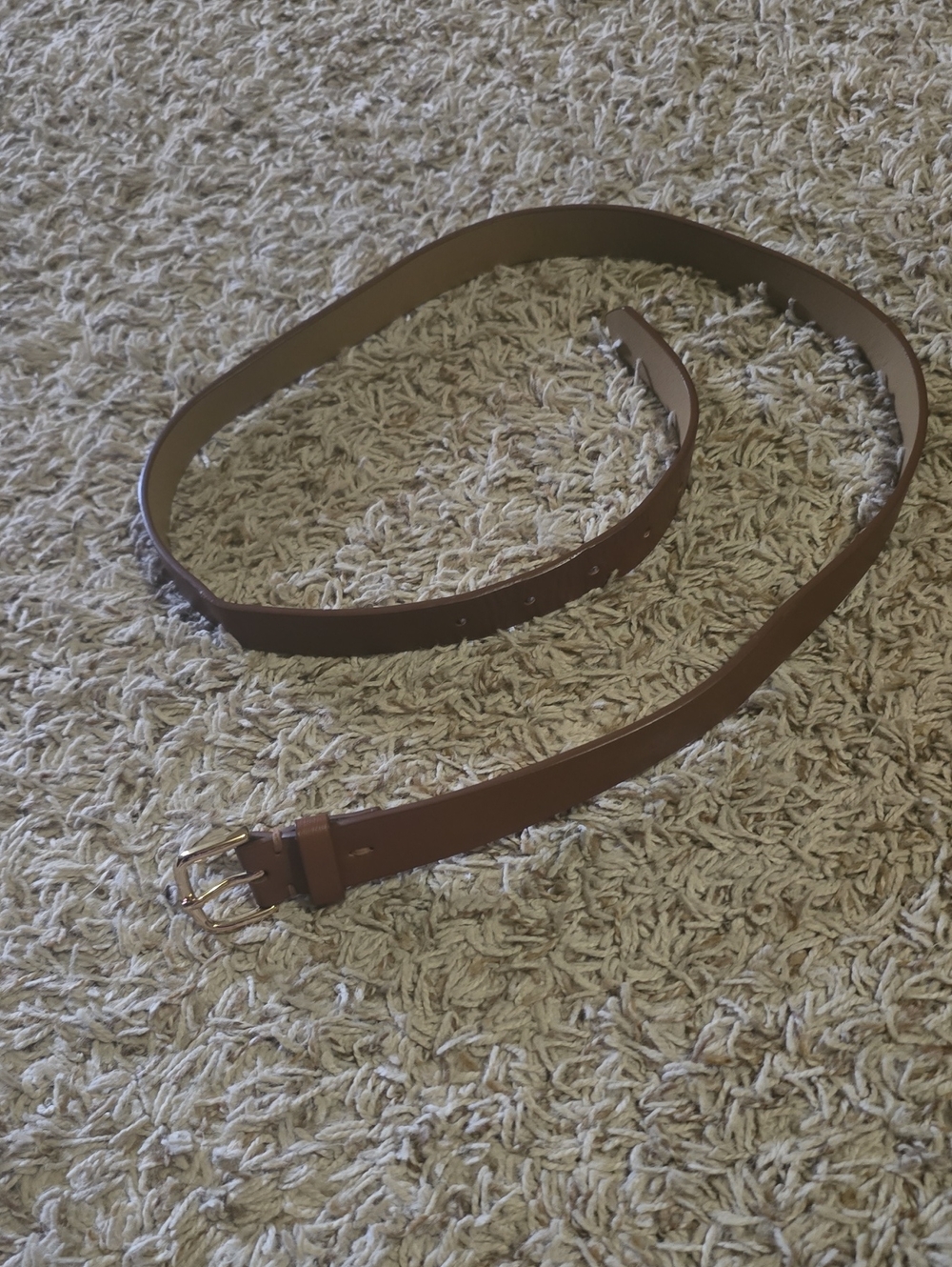 Brown Leather Women’s Belt - Classic Everyday Style